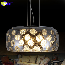 FUMAT K9 Crystal Pendant Light Modern Fashion LED Glass Suspension Light Living Room Bedroom Bar Lustre Crystal Pendant Lights 2024 - buy cheap