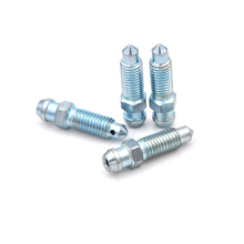 Pinza de frenado de freno para motocicleta, tornillo de purga de acero, M7 x 1,0mm, 4 unids/set por juego 2024 - compra barato