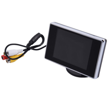Monitor Universal para aparcamiento de coche, pantalla LCD TFT de 3,5 pulgadas, con 2 entradas de vídeo para cámara de visión trasera de DVD 2024 - compra barato