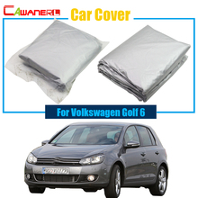 Cawanerl Full Car Cover Sun Snow Rain Resistant Anti-UV Protector Cover For Volkswagen Golf 6 2024 - buy cheap