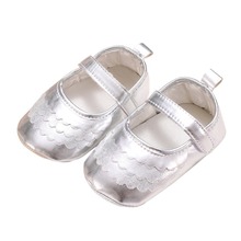 Newborn Baby First Walker PU Bright Face Spring Autumn Baby Girl Princess Shoes Children Shoes 0-18M 2024 - buy cheap