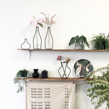 Скандинавские минималистичные абстрактные вазы линии черные железные вазы ваза для цветов Сушеные вазы для цветов домашний декор 2022 - купить недорого