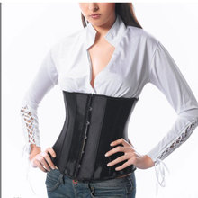 Corpete cincher feminino com blusa de poliéster, espartilho de cintura sem armação de aço w3103 2024 - compre barato