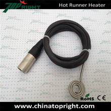 ID 9mm OD26mm 120v 180w  hot runner Flat E-nail Coil Heater with 5 pin xlr connector 2024 - buy cheap