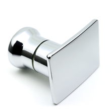 Shower Room Glass Door Handle Bathroom Pull Door Back-to-Back Alloy Square 6mm Single Hole Button Shower Door Handle Chrome 2024 - buy cheap