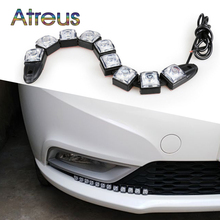 Atreus-luces LED diurnas para coche, accesorios para Ford focus 2, 3, fiesta, Lada, Nissan, juke, Citroen c4, c5, c3, 1 par, DRL, bombilla de luz antiniebla 2024 - compra barato