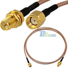 3ft 1m RF Coaxial Pigtail Cable RG316 RP-SMA Female Nut Blukhead to RP SMA Male 2024 - buy cheap