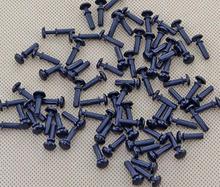 100pcs R4120 4.2mm Diameter Hole White Black Nylon Plastic Insulating Fastener Retainer Cover PC Board Clip R Type Push Rivet 2024 - buy cheap