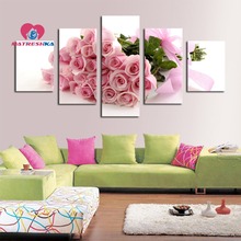 Diamond embroidery flowers rose mosaic pictures Embroidery kit diy diamond painting Pictures of rhinestones Modular pictures 2024 - buy cheap