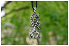 LANGHONG 1pcs Norse Vikings Pendant The Ringerike Dragon Scandinavian Necklace Pendant Norse Jewelry 2024 - buy cheap