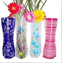 flower pots planters vaso home furnishings collapsible plastic transparent decorative flowers vase floor vase Z237 2024 - buy cheap