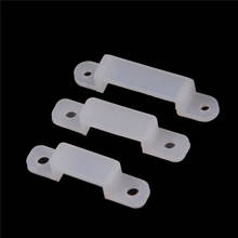 new10Pcs/lot 10mm 14mm 17mm widthLED Fixing Silicon Mounting Clips For  waterproof LED Strip Light Connector For LED Tape 2024 - buy cheap