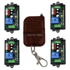 Ac110v220v 1 ch 1ch rf controle sem fio, interruptor com controle remoto, transmissor 4ch + 4 x receptores, alternância/momentâneo, 315/433 2026 - compre barato Ac110v220v 1 ch 1ch rf controle sem fio, interruptor com controle remoto, transmissor 4ch + 4 x receptores, alternância/momentâneo, 315/433 2026 - compre barato
