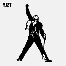 YJZT 9.3CM*14.9CM Car Sticker Vinyl Decal Freddie Mercury Great Rock Singer Black/Silver C3-0580 2024 - buy cheap