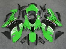 Motorcycle Fairing kit for KAWASAKI Ninja ZX6R 636 07 08 ZX 6R 2007 2008 zx6r 07 08 New green black Fairings set+gifts KG06 2024 - buy cheap