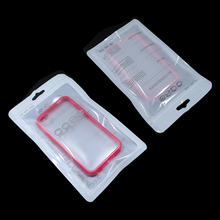 White Clear Cell Phone Case Retail Pack Storage Bags W/ Hang Hole For iPhone 4 4S 5 5S 6 Plastic Zipper Pack Pouch 250Pcs/ Lot 2024 - buy cheap