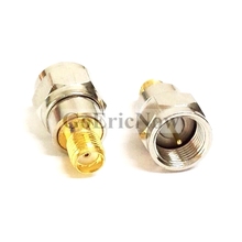 5 pcs RF Coaxial  straight F Male to SMA Female Connector Adapter Plug 2024 - buy cheap