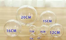Bolas de plástico transparente para decoración de bodas, bolas decorativas de 6cm para regalo ornamental, 50 Uds. 2024 - compra barato