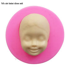 3D Baby face cooking tools Silicone Mold Cake Chocolate Candy Jelly Baking Mold Fondant Cake Decorating Tools F0885 2024 - buy cheap