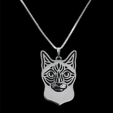 New Romantic Gold Silver Color Siamese Cat Pendant Necklace with black enamel Hunger Games Necklace Women Best Friend Choker 2024 - buy cheap