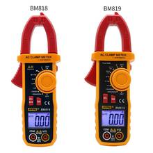 SZBJ BM818 BM819 Ammeter ACV/DCV ACA Auto Range Measurement of large capacitance NCV Digital clamp meter 2024 - купить недорого