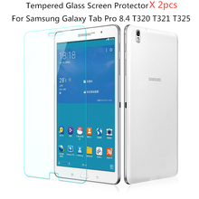 2pcs High quality Tempered Glass Anti-Shatter Screen Protector For Samsung Galaxy Tab Pro 8.4 T320 T321 T325 Protective Film 2024 - buy cheap