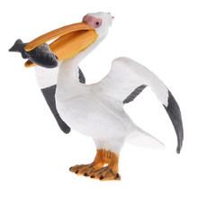 Realistic PVC Animal Bird Model Figurine Action Figures Playset Kids Educational Toy Collectibles –Pelecanus 2024 - buy cheap