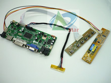 HDMI+DVI+VGA+AUDIO LCD Controller Board kit 15.4 inch LTN154AT07 1280*800 LVDS 30 needle laptop LCD controller board DIY kits 2024 - buy cheap