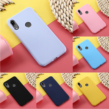 For Huawei P Smart 2019 Case Candy Color Soft TPU Back Cover For Funda Huawei P Smart 2019 Case Cover POT-LX1 POT-LX3 Phone Case 2024 - buy cheap