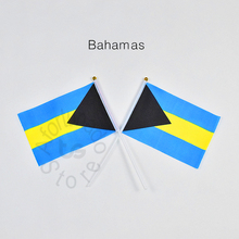 Bahamas 14*21cm flag Banner  meet Parade party hand waving National flag Home Decoration flag banner 2024 - buy cheap