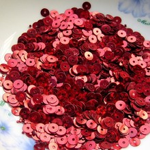 50g 5mm Flat Round Sequins For Crafts PVC DIY Sewing Laser Red New Arrival Confetti 2024 - buy cheap