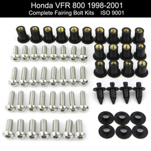 Для Honda VFR800 1998-2001 Полный Комплект болтов для мотоциклов из нержавеющей стали 2024 - купить недорого