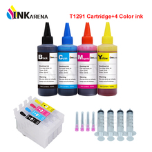 T1291 Refillable For Epson Cartridges T1291 Ink Cartridge Stylus SX230 SX235W SX420W SX425W Printer+ 4 Color Refill Ink Kit 2024 - buy cheap