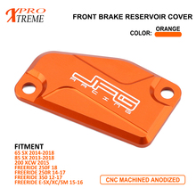 Motorcycle Orange Blue Brake Fluid Fuel Reservoir Cap Cover For KTM 85SX SX 85 FREERIDE 250R 250F 250 350 ESX XC SM 2024 - buy cheap