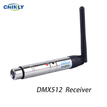 DMX512 беспроводной приемник, светодиодный регулятор освещения со сценическим эффектом, 2,4 ГГц, может управлять на 300 м с подключением, 3 года гарантии, DMX приемники 2024 - купить недорого