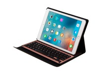 Ultra delgado de aleación de aluminio de Metal desmontable teclado inalámbrico Bluetooth Funda de cuero para Apple iPad pro 9,7 ''Tablet 2024 - compra barato