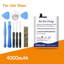 Large Capacity 4000mAh Li3834T43P6H886740 Battery For UMI EMAX / IRON TCL TliS600 3N I718M M2U M2L M2M Phone 2024 - buy cheap