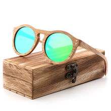 Brand Designer wood Sunglasses New men Polarized Wood with Box Retro Vintage Eyewear UV400 ocularia solaria Gafas de sol 2024 - buy cheap