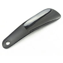 12cm Black Plastic Spoon Shape Shoe Horn Shoehorn Shoe Lifter Flexible Sturdy Slip 2024 - buy cheap