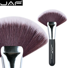 JAF Synthetic Large Fan Brush Professional Pincel Maquiagem New Agent Big Fan Brush Maquiagem Professionalfree Shipping 16SSYF 2024 - buy cheap