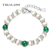 YIKALAISI 925 sterling silver jewelry For Women Natural Freshwater Pearl 8-9/9-10/10-11mm Real Pearl 2024 - buy cheap