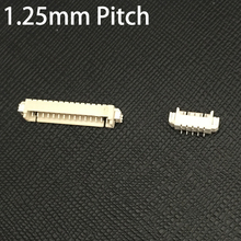 1.25mm Pitch 2P 3P 4P 5P 6P 7P 8P 9P 10P Pins Single Row Horizontal Patch SMD SMT Female Socket Terminal Wafer Connector 2024 - buy cheap