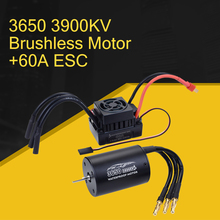 3650 2300KV/3100KV/3900KV Brushless Sensorless Waterproof Motor 3.175mm+60A ESC For 1/8 RC Drift Racing Off-road Car Truck 2024 - buy cheap