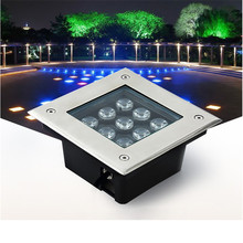 Luz led subterránea para jardín, iluminación empotrada de ladrillo, impermeable, IP67, 9W, 18W, 36W 2024 - compra barato