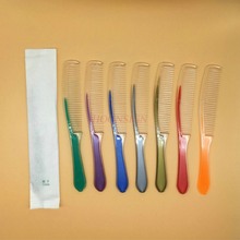 Escova de cabelo descartável, pente longo de plástico para cabeleireiro e higiene pessoal, 20 peças 2024 - compre barato