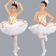 New Girls Ballet Dancing Dress Students Ballet Tutu Dress Children Performance Swan Dance Suit  Children's Ballet Dresses D-0317 2024 - buy cheap