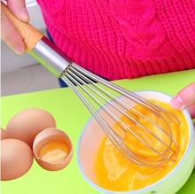 Stainless Steel Egg Beaters Whisk Mixer Kitchen Blender Cook Tools Stirring Handle Baking Tool 2024 - buy cheap