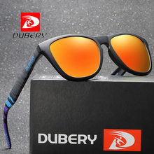 DUBERY Vintage Polarized Sunglasses Men's Sun Glasses For Men UV400 Shades Driving Black Square Oculos Male 8 Colors Model 181 2024 - buy cheap