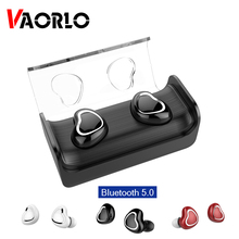 VAORLO TWS наушники Bluetooth 5,0 гарнитура бинауральные звонки водонепроницаемые 3D стерео звуковые наушники с микрофоном для Xiaomi fone de ouvido 2024 - купить недорого