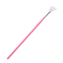 1 PCS Pink Fan Shape Brush Nail Art Pen Painting Drawing Glitter Gradient Brushes Makeup Tool 2024 - buy cheap